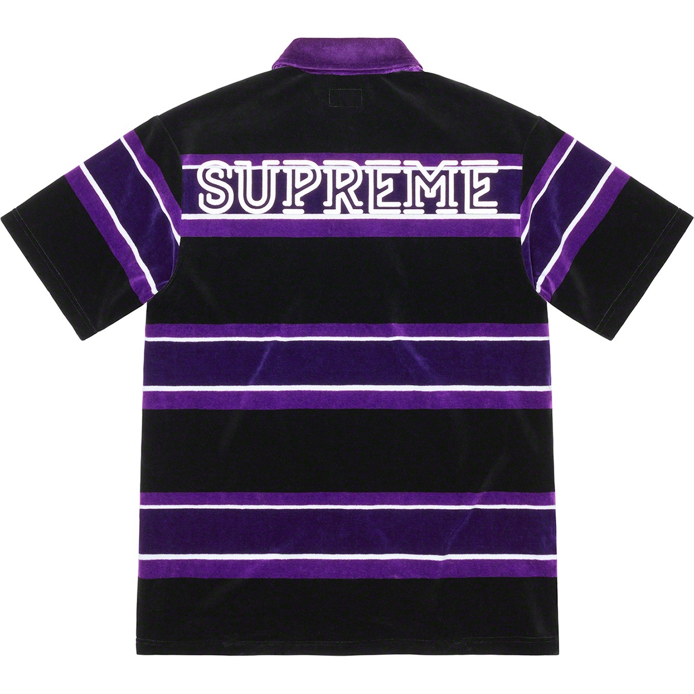 Stripe Velour Polo view 3